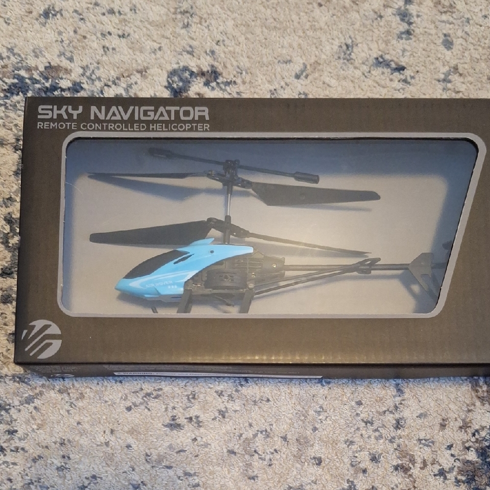 Sky Navigator Remote Controlled Helicopter-Blue